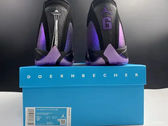 One Kick JORDAN DOERNBECHER CV2469-001 14 AIR '' RETRO 0629